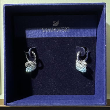 Swarovski Swan Ohrringe 