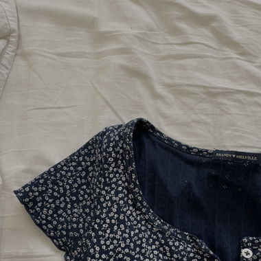 Blümchen Crop-Top