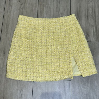 Glamorous Jupe femme jaune et or