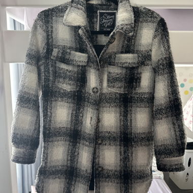 Strong Amazing Girls Checked Jacket