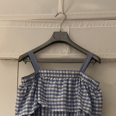 Asos Vichy Print Blouse