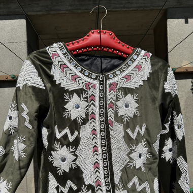 Handgefertigte Jacke