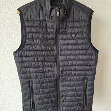 GUESS Quilted Vest Black
