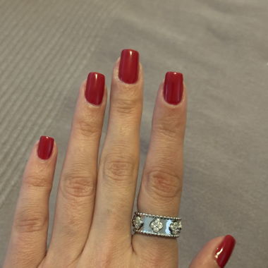 Flowers metal ring