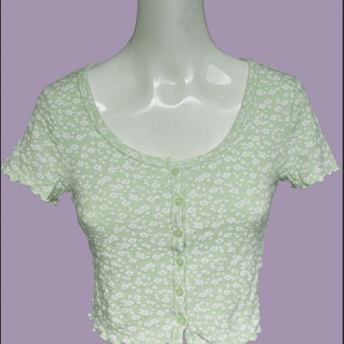 Cute croptop mit Knöpfen