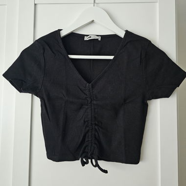 Crop Top nero