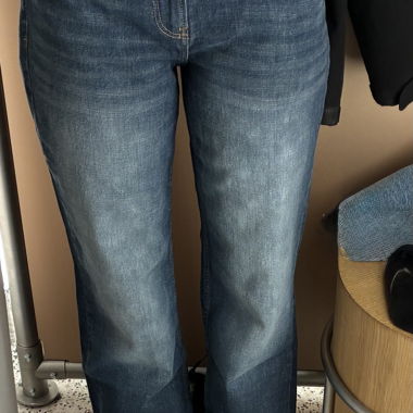 Bershka Bootcut-Jeans dunkelblau EUR 36