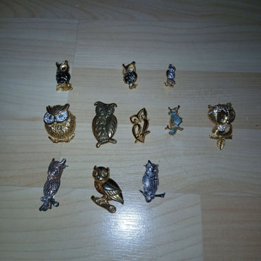 Owl Pendant Set