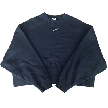 Sweatshirt Nike noir oversize