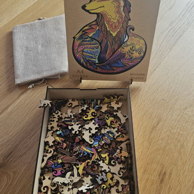 Puzzle bois renard A4 Neuf