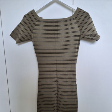 Cocktailkleid gestreift 