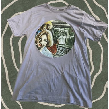 retro purple graphic t-shirt
