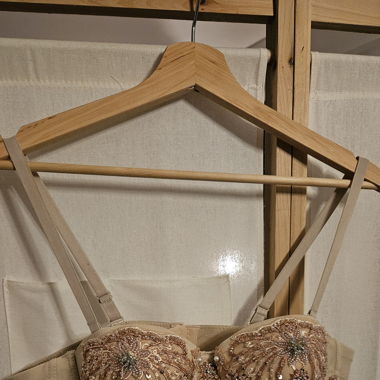 Pink festival party bralette