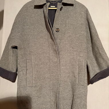 Manteau gris laine Massimo Dutti 