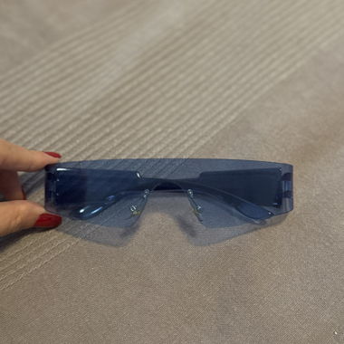 Trendy blue sunnies
