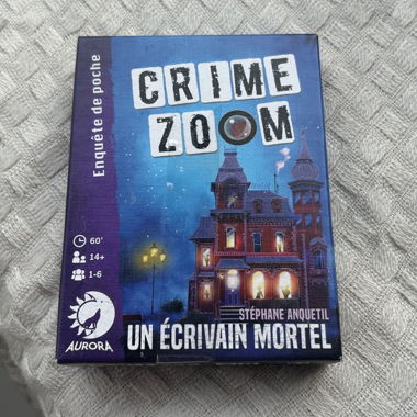 Card game: Crime Zoom: Un Écrivain Mortel