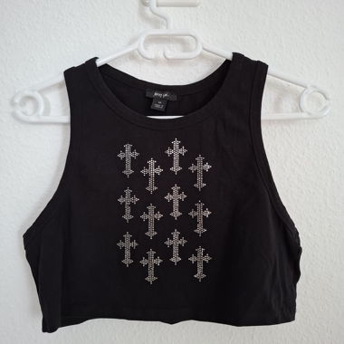 Cross cropped Tank Top