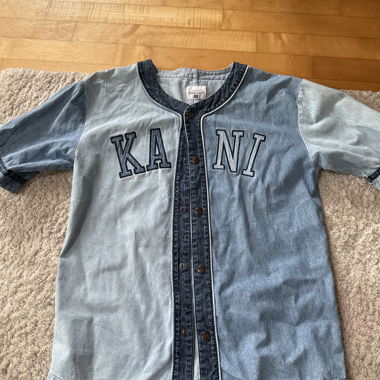 Camicia di jeans con bottoni Karl Kani