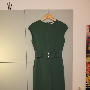 Green Strech Midi Dress