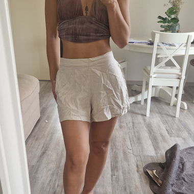 Pantaloncini beige