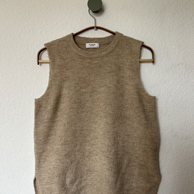 Jacqueline de Yong beige Strickweste XS