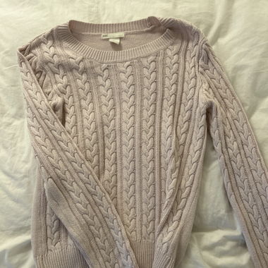 Zopfstrickpullover 