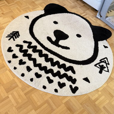 Panda Kinderteppich
