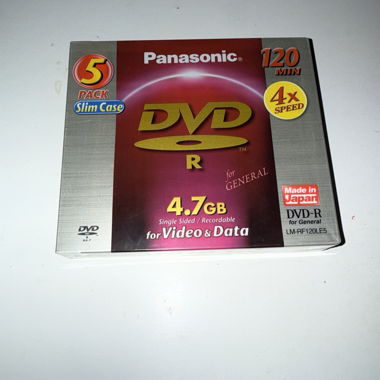 Panasonic DVD-R (5er Pack) 120min…