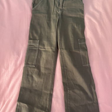 Jeans cargo kaki