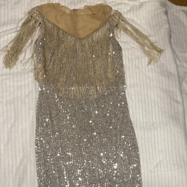 Pailletten Abend-Kleid 