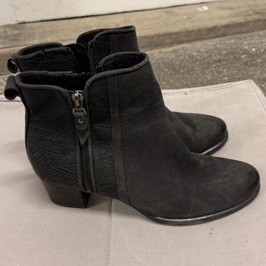 Schwarze Knöchel-Boots