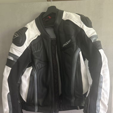 Leder Motorradjacke