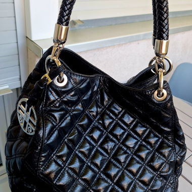 Schwarze Handtasche Tossi