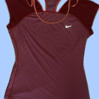 red y2k nike sport shirt