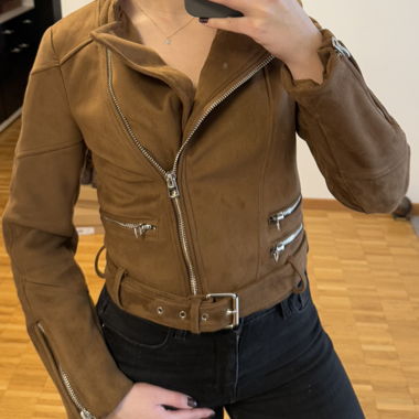 Veste Zara, daim synthétique, taille S