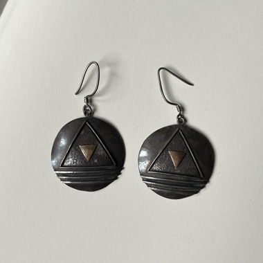 Boucles d'oreilles vintage en argent