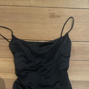 Basic spaghetti träger top