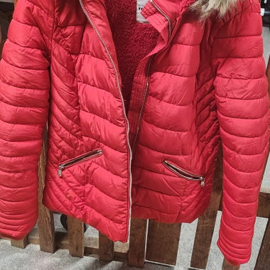 Winterjacke rot 40