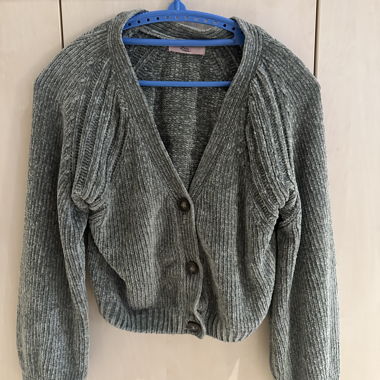 Forest Green knitted cardigan 