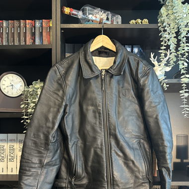 Motorrad Lederjacke aus Büffelleder 