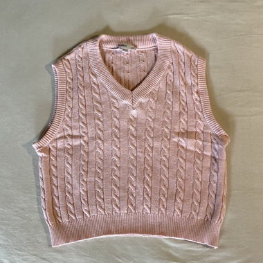 Subdued Sweater Vest Rosa
