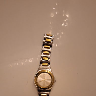 Swatch Irony Edelstahl Armbanduhr Diamant