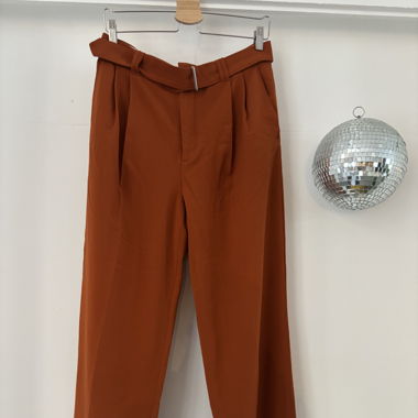 Business Hosen, orange, Zara