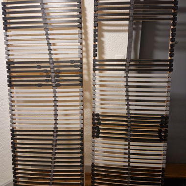 Ensemble de lattes 2 pièces, 70x200 cm 