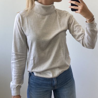 Pull couleur crème