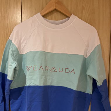 Blau/Weiss Pullover
