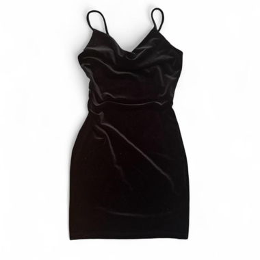 black velvet dress