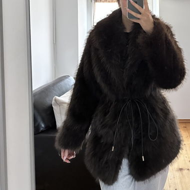 Veste fausse fourrure 