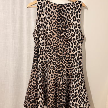 Leopardmuster-Kleid