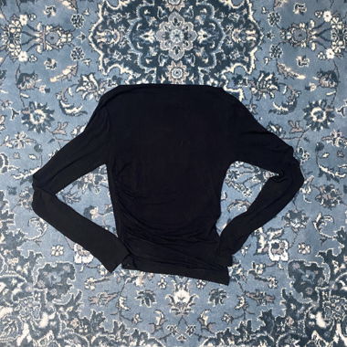 Pull&Bear top en mesh manches longues